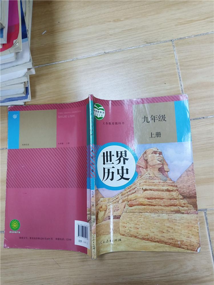 义务教育教科书 世界历史 九年级 上册【无笔记】